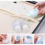 FantasyDay 4 Pack 2.8oz Leakproof Silicone Travel Toiletries Bottles Set Waterproof Luggage Packing Organizer - TSA Carry On Approved Refillable Travel Accessory Portable Container for Shampoo Lotion