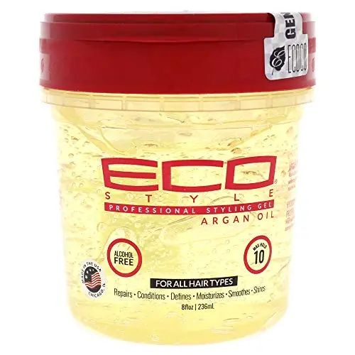 ECOCO Marokkanischer Arganöl Styling Gel, 8 Unzen
