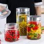 Glass Sealed Jars, Moisture-Proof Kitchen Food Containers, Storage Of Spices/Pasta/Oatmeal/Coffee Beans