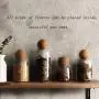 Kitchen Tea Storage Bottles Glass Candy Jars With Cork Lid Spices Sugar Coffee Container Receive Organizer Cans,500Ml
