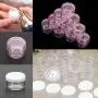 10 Pièces Pot en Plastique 5ml Récipients pour Eaux de Cologne, Poudres à Paupières, Crèmes Faciales, Contenants pour Poudre à Cils, Pots à Ongles Vides (Couleur : Rose) 10 Pièces Pot en Plastique 5ml Récipients pour Eaux de Cologne, Poudres à Paupières, Crèmes Faciales, Contenants pour Poudre à Cils, Pots à Ongles Vides (Couleur : Rose)