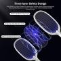 PAL&SAM Bug Zapper, Mosquito Killer USB / Wireless Rechargeable, Electric Fly Swatter Lamp & Racket 2 in 1 for Home, Bedroom, Kitchen, Patio