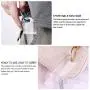 LSxia 10PCS Portable Travel Bottles With Keychain+Funnel, Leakproof & Squeezable Clear Empty Plastic Bottle Refillable Storage Container for Liquids Hand Sanitizer Essential oils Makeup (2oz/60ml)