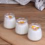 BESTONZON 20pcs 100ml Yogurt Pudding Milk Glass Bottles Jars Glass Storage Jars Perfect for Yogurt Maker