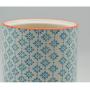 Nicola Spring Tea Coffee and Sugar Canister Storage Jar - Porcelain Orange Print Design