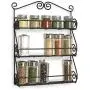 3-Tier Spice Rack Spice Jars Bottle Holder Storage Organizer goalBY Black 3-Tier Spice Rack Spice Jars Bottle Holder Storage Organizer goalBY Black