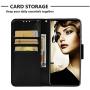 Soft PU Leather Wallet Case for Huawei Mate 20,Flip Stand Case for Huawei Mate 20,Moiky Classic Retro Black 3D Owl Design Solid Color Purse Folio Magnetic Cover with Wrist Strap