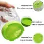 Mason Jar Lids & Sprouting Lids HAOERMEI Silicone Seals Rings for Wide Mouth & Regular Mouth Mason jar Canning Jar Storage Caps (12pcs)