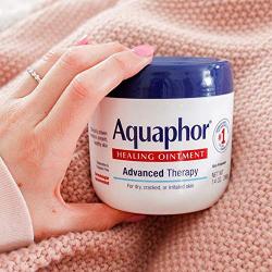 Aquaphor Healing Ointment - Moisturizing Skin Protectant for Dry Cracked Hands, Heels and Elbows, Use After Hand Washing - 14 Oz. Jar