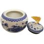 THY HOME Exquisite Oriental Ceramic Tea / Coffee Storage Jar Crock Canister