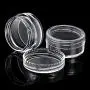 50 Pieces Empty Clear Plastic Pot Jars with Lids Round Sample Containers Mini Travel Jars for Storage of Ear Studs Ear Ring(5 ml/5g) 50 Pieces Empty Clear Plastic Pot Jars with Lids Round Sample Containers Mini Travel Jars for Storage of Ear Studs Ear Ring(5 ml/5g)