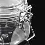 220Ml Plastic Square Clip Top Storage Jar With Airtight Seal Lid Kitchen Food Container Tableware Preserving Cosmetic Cream Orga,Clear 220Ml Plastic Square Clip Top Storage Jar With Airtight Seal Lid Kitchen Food Container Tableware Preserving Cosmetic Cream Orga,Clear