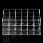 Milue Clear 24 Lipstick Storage Display Stand Rack Makeup Holder Cosmetic Organizer