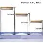 High Temperature Resistance Glass Carafe Glass Storage Canister with Cork Lids (15cm High) High Temperature Resistance Glass Carafe Glass Storage Canister with Cork Lids (15cm High)