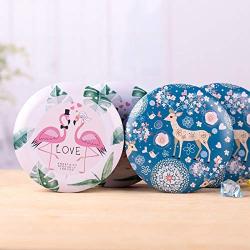 Professional Gift Box Round Shape Tinplate Storage With Deer Party Favor Children S Day, Candy Storage Containers - Round Storage Boxes, Candy Gift Containers, Round Tin Boxes, Tin Storage