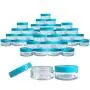 40 Pots Plastiques Remplis de 10 Grammes (0,35 oz) avec Couvercles pour Baumes à Lèvres, Pommades, Crèmes, Cosmétiques, Accessoires pour Ongles, Pierres Précieuses, Herbes, Épices - Sans BPA (Couvercle Bleu Sèrre) 40 Pots Plastiques Remplis de 10 Grammes (0,35 oz) avec Couvercles pour Baumes à Lèvres, Pommades, Crèmes, Cosmétiques, Accessoires pour Ongles, Pierres Précieuses, Herbes, Épices - Sans BPA (Couvercle Bleu Sèrre)