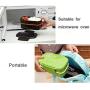 Plastic Lunch Box Food Container Sandwich Storage Box Double Layer Bento Box Set