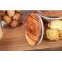 Storage Glass Jar for Food Storage with Airtight Wood Lids,Kitchen Canister,coffee jar,Spaghetti Pasta Jar,Flour Cereal Sugar Container,BPA Free (39floz)