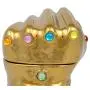 Bouteille à Biscuits Marvel Avengers Gauntlet de l'Infini - Or avec Accents des Pierres d'Infinité - Céramique - 23 cm de Hauteur