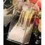 Makeup Beads for Brushes,AIYoo Art Faux Pearls 1500 pcs for Lipstick, Mascara, Eyeliner,Makeup Brush Holder Organizer, Highlight Plastic Round Pearls,Diameter 8mm