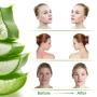 SKYMORE Facial Aloe Mask,Natural Pure Aloe Vera Gel, Soothing & Moisture Aloe Vera Foam Cleanser, Sunburn, Dry Skin, Facial Moisturizing- 220 g, 7.76 fl.oz