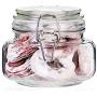 Kitchen Sealed Jar Glass Storage Jar Snack Square Food Jam Bottle Passion Fruit Enzyme Bottle Kimchi With Lid Bottle (Size : XS)