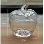 FUYU Apple Crystal Glass Sugar Bowl Spice Jar Candy Jar Storage Jar with Lid FUYU Apple Crystal Glass Sugar Bowl Spice Jar Candy Jar Storage Jar with Lid