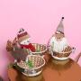 BLagenertJ Christmas Candies Fruits Basket Holder Santa Elk Snowman Doll Fruit Snacks Storage Basket Box Bag for Desktop Decor Elk