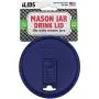iLids Mason Jar Deckel, Weitmuнд, Cobalt, 2er-Set