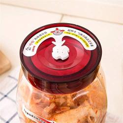 Kitchen Food Storage Jar Airtight Food Storage Kitchen Glass Jar Moisture-Proof Home Multi-Purpose Jam Bottle Cruet Glass Sealed Can (Color : 2.4l)