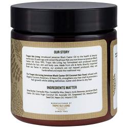Tropic Isle Living Coconut Jamaican Black Castor Oil Hair Food 4 oz