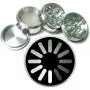 Loading Spinning Wheel Aluminum Tobacco Herb Spice Grinder Loading Spinning Wheel Aluminum Tobacco Herb Spice Grinder