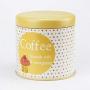 Nicoles Workshop Colorful Dot Mini Storage Metal Jar,Covered,&quotCoffee",Yellow