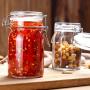 Kitchen Sealed Jar Glass Storage Jar Snack Food Jam Bottle Passion Fruit Enzyme Bottle Kimchi With Lid Bottle (Size : XS)