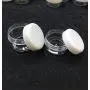 25PCS 15G/ML 0.17oz Clear Empty Refill Plastic Cosmetic Sample Packing Bottle Jar Pots Eyeshadow Makeup Eye Cream Lotion Loose Powder Holder Storage Container for Nails Gems Beads Jewelry(White Cap) 25PCS 15G/ML 0.17oz Clear Empty Refill Plastic Cosmetic Sample Packing Bottle Jar Pots Eyeshadow Makeup Eye Cream Lotion Loose Powder Holder Storage Container for Nails Gems Beads Jewelry(White Cap)