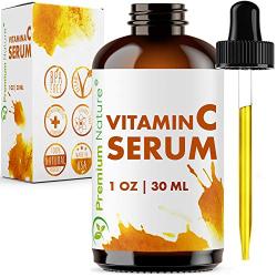 Vitamin C Serum Hyaluronic Acid - 20% Vit C Face Cream with pure Ingredients Facial Skin Serum Wrinkle & Sun Spot Hydrating Pore Minimizer Packaging May Vary