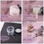 ZEJIA 20 Stück Kosmetikbehälter, Mini-Glasflaschen mit Deckeln, für Lippenpflege, Cremes, Make-up, Kosmetik, Proben (Schwarz)