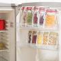 Giveyoulucky Tragbarer Versiegelungssack, Mehrzweck-Glasbehälter für Trockenfrüchte, Nüsse, Tee, Verpackungspauschchen Rot