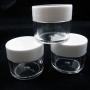 12 Empty 15ML Clear Cosmetic Travel Pot Size Cream Jars Sample Containers Lids