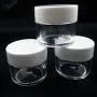 12 Empty 15ML Clear Cosmetic Travel Pot Size Cream Jars Sample Containers Lids 12 Empty 15ML Clear Cosmetic Travel Pot Size Cream Jars Sample Containers Lids