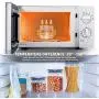 Dicht verschließbare Glas-Lebensmittelbehälter, Set aus 4 Küchen-Lagerbehälter mit Edelstahldeckel, robuste Glasbehälter zur Pantry-Organisation