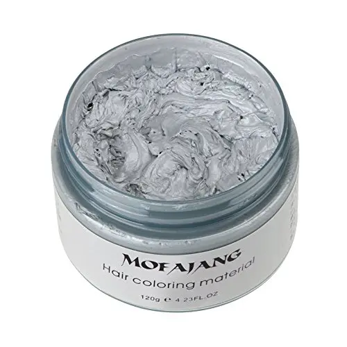 Anmas Rucci Unisex DIY Haarfarbe Wachs Paste Farbcreme Vorläufige Färbung Grautöne 120g