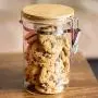 DR Goodies, Glass Storage Jar With Bamboo Airtight Lid, Leakproof Rubber Gasket And Lockable Clasp, Container For The Kitchen Or Pantry, Keeps Food Dry, Great For Cookies, Chocolates Or Snacks DR Goodies, Glass Storage Jar With Bamboo Airtight Lid, Leakproof Rubber Gasket And Lockable Clasp, Container For The Kitchen Or Pantry, Keeps Food Dry, Great For Cookies, Chocolates Or Snacks