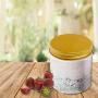 Plastic Jars With Lids, 8 Oz, Clear Jar With Smooth Lids Storage Containers For Cosmetics, Travel, Cream, Makeup, Slime Storage Jars, Desert Containers. screw On Smooth Cap. (PACK OF 6) (Gold)