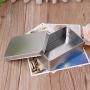 Milue Small Metal Tin Silver Storage Box Case Organizer For Money Coin Candy Key (02#)