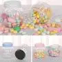 Volwco Plastic Biscuit Jars, Mini Candy Storage Jars Cute Pumpkin Shaped Food Candy Box with Lids, Eco-Friendly Storage Container, Set of 12pcs Volwco Plastic Biscuit Jars, Mini Candy Storage Jars Cute Pumpkin Shaped Food Candy Box with Lids, Eco-Friendly Storage Container, Set of 12pcs