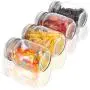 16 OZ Mason Jars Betrome 12 Pack Glass Storage Jars with Silver Lids and Bands for Jam,Jelly,Honey, Beans,Herbs,Spice,Baby Food