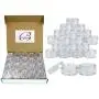 (Quantity: 100 Pieces) Beauticom 10G/10ML Clear Lid Plastic Cosmetic Lip Balm Lip Gloss Cream Lotion Eyeshadow Container Jars (Quantity: 100 Pieces) Beauticom 10G/10ML Clear Lid Plastic Cosmetic Lip Balm Lip Gloss Cream Lotion Eyeshadow Container Jars