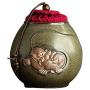 RUIKA Tea Storage Containers Chinese The mythical wild animal PiXiu Tea Tins Food Storage Jar, Ceramics Tea Canister Traditional Tea