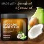 MAJESTIC PURE Avocado and Coconut Hair Mask for Dry Damaged Hair - Infused with Biotin - Deep Conditioning, Hair Thickening, for Healthy Hydrated Hair, Sulfate Free, 16 fl oz MAJESTIC PURE Avocado and Coconut Hair Mask for Dry Damaged Hair - Infused with Biotin - Deep Conditioning, Hair Thickening, for Healthy Hydrated Hair, Sulfate Free, 16 fl oz